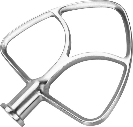 Roestvrijstalen Platte Mixer K45B voor KitchenAid 4,5-5 Quart Tilt-Head Stand Mixers Artisan & Classic Series van MMOBIEL - Opzetstuk Keuken - Platte Deegklopper Accessories - Vaatwasmachinebestendig van MMOBIEL
