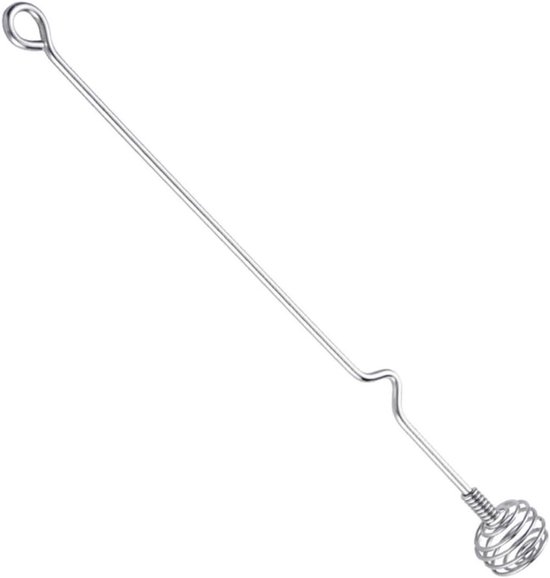 Roestvrijstalen Roerstaaf - Cocktail roerstaafje Drankroerder - Dranken Mixen - Hittebestendig - 24 cm - Zilver