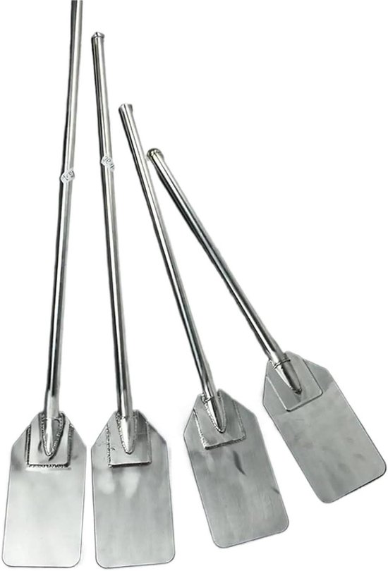 Roestvrijstalen Roerstaaf - Mengpeddel Keukenlepel - Dranken Mengen - Roestbestendig Materiaal - 30 inch - Zilver