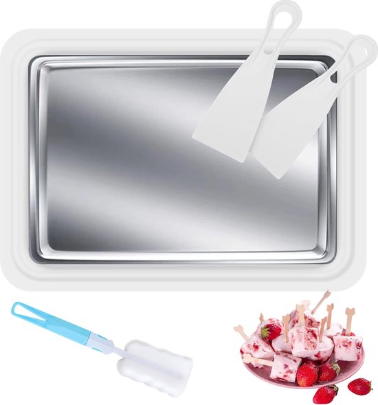 Rolled Ice Cream Maker - IJsrolmaker - Rolled Ice Machine - IJsrol Machine - IJsrol Maker - IJsmachine - IJsmaker - DIY IJsmachine! van Merkloos
