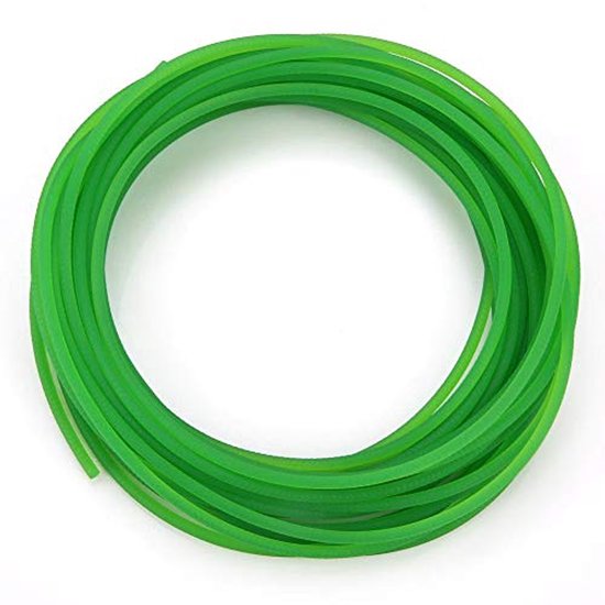 Ronde PU-band met ruwe PU-aandrijfriem (groen) (3 mm x 10 m)