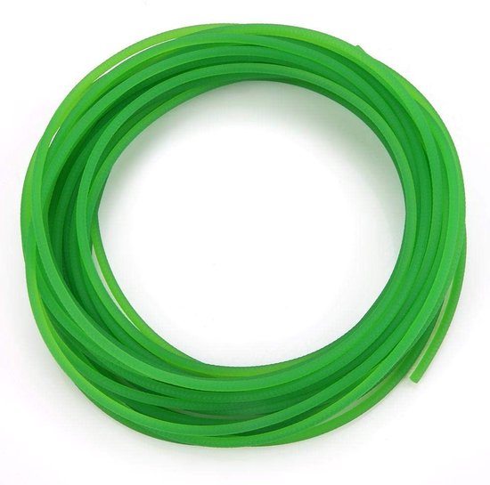 Ronde PU Strap met Ruwe Afwerking, PU Aandrijfsnaar voor Diverse Toepassingen (3mm x 10m) van Merkloos