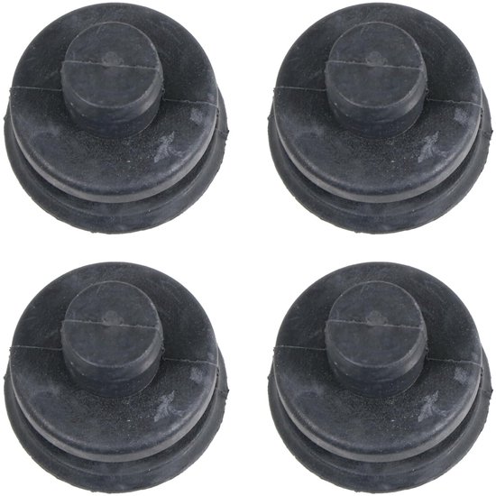 Ronde voet voor Compact CS 2100 3100 3200 4200 5200 XL keukenmachine (Pack van 4 voet, zwart)