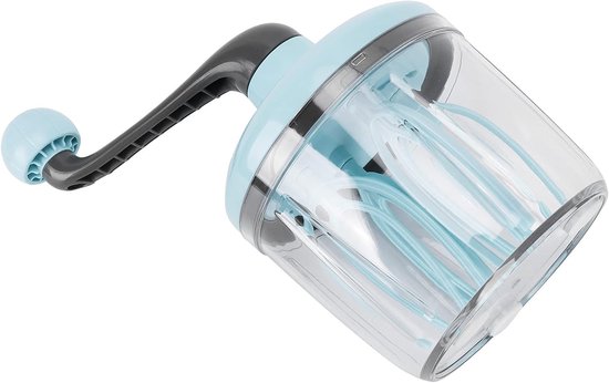 Roomklopper Accessoire - Eierklopper Melkopschuimer - Snel Slagroom Maken - 4 Assen Rotatie - 24.5 x 13.5 cm - Groen van Merkloos