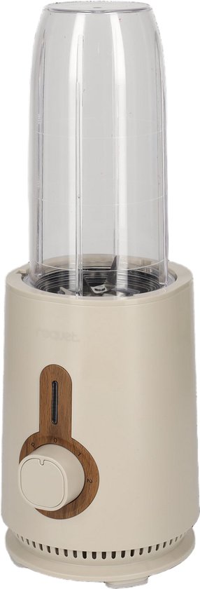 RØQUET Blender Roots Zand – Krachtige Smoothie- en Shakesmaker met 300 ml en 700 ml Cups van RØQUET