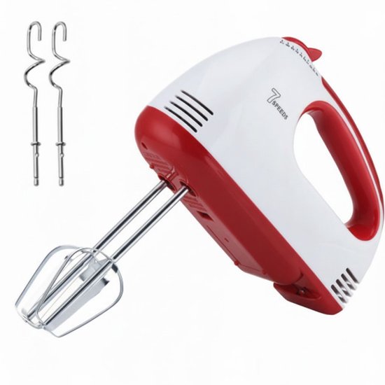 Rosberg Handmixer – 7 Snelheden – Inclusief Deeghaken en Kloppers van Rosberg