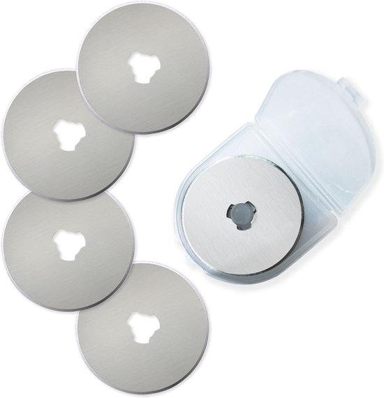 Rotary Cutter Blades 45mm - Vervangingsset voor Kunst Ambachten en Quilten - 5 Stuks