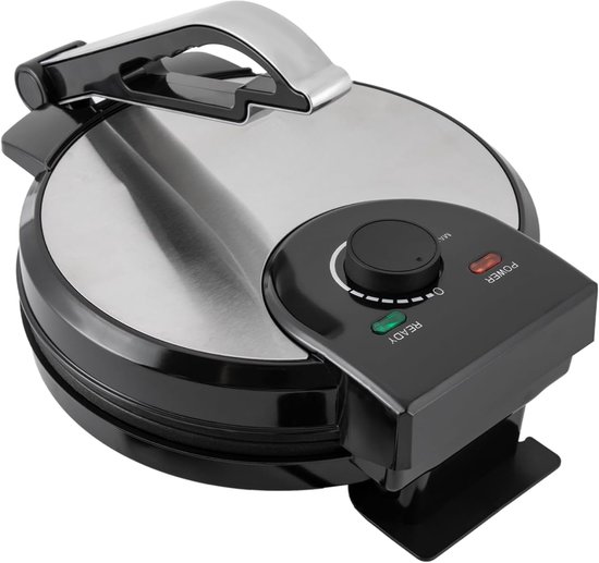 Roti Maker - Roti Maker Elektrice - Roti Pan - 30cm - 1000W - Zwart