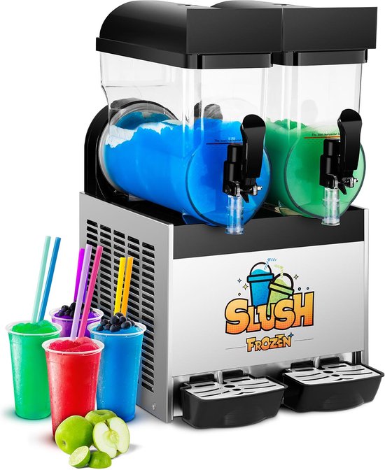 Royal Catering Slush puppy machine - 2 x 15 liter van Royal Catering