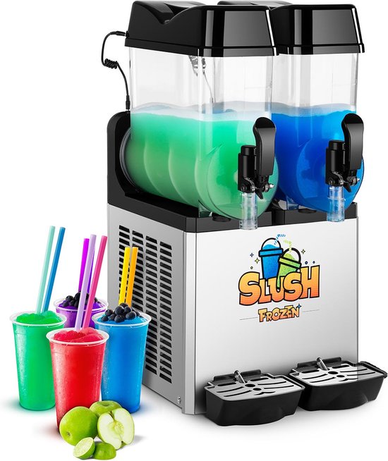 Royal Catering Slush Puppy Machine - Slush maker - 2 x 12 L van Royal Catering