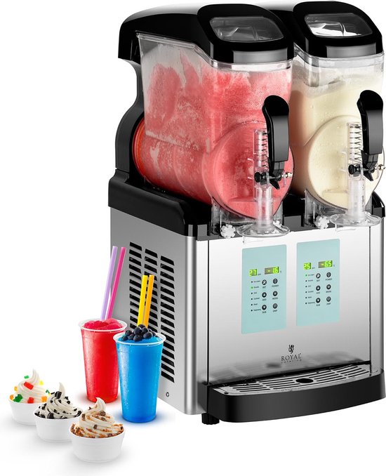 Royal Catering Slush Puppy Machine - Slush maker - 2 x 6 L van Royal Catering