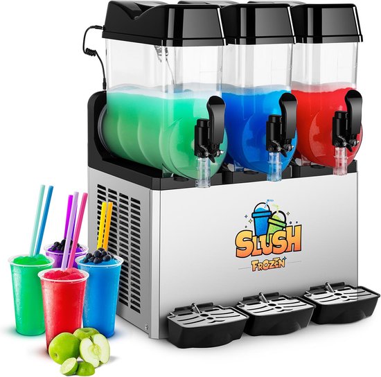 Royal Catering Slush Puppy Machine - Slush maker - 3 x 12 L van Royal Catering