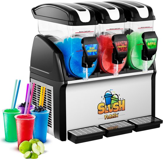Royal Catering Slush Puppy Machine - Slush maker - 3 x 15 L van Royal Catering