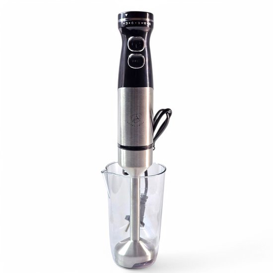 Royal Swiss - Handmixer - met Twee Snelheden en 650ml Roestvrijstalen Bekerglas - Krachtige Mixprestatie - variabele snelheid van Merkloos