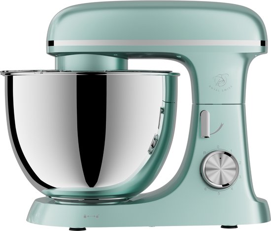 Royal Swiss – Keukenmixer – 2000W Vermogen – 8,5L RVS Kom – Planetair Mengsysteem – Groen van Merkloos