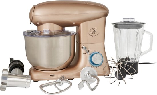 Royal Swiss Multifunctionele Keukenmachine SM-1505BM rose gold van Royal Swiss