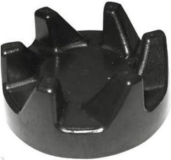 Rubber As Blender - Aandrijfas Blender - Blender Reparatie - Origineel Onderdeel - 36 mm Diameter - Zwart van Merkloos