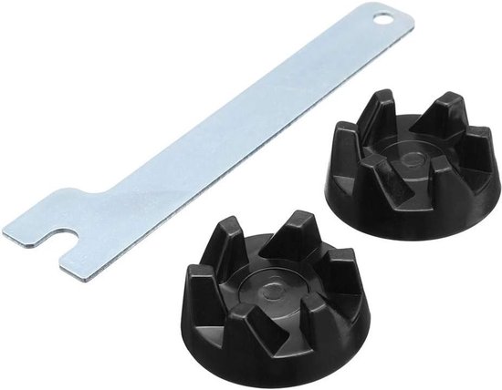 Rubber Mixer Koppeling Tandwiel Set met Verwijder Tool voor Keukenmachines - 2 Stuks, Geschikt voor Diverse Merken