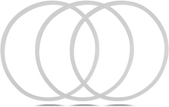 Rubber Seal Ring voor Juicer en Blender - Vervangingsonderdelen voor Cross Blade - 3 Stuks Rubber Pakking Accessoires voor Keukenapparatuur