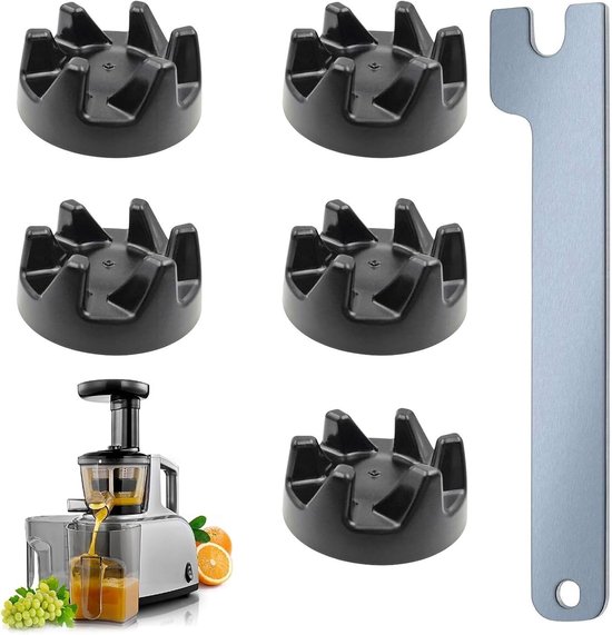 Rubberen Koppelingskoppeling - Aandrijving met Verwijderingsgereedschap - 5 stuks koppeling voor mixer
