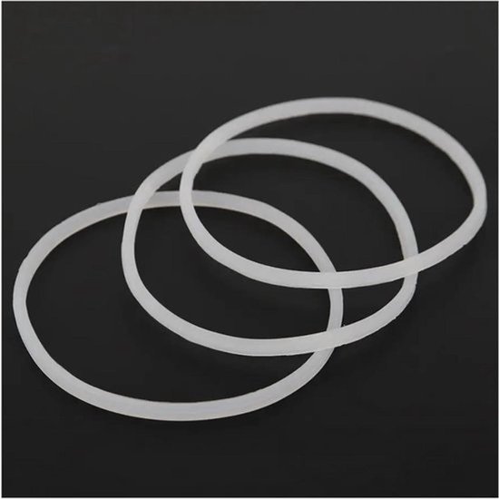 Rubberen Pakking - Blender Afdichting Keukenonderdeel - Blender Repareren - Voedselveilig Siliconen - 86 mm Binnendiameter - Wit