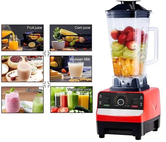 Rumi mini blender 2000W Heavy Duty Commerciële Stationaire Mixer Keukenmachine Ijs Smoothies Voor Keuken High Power Juicer Blender Bpa Vrij van Rumi