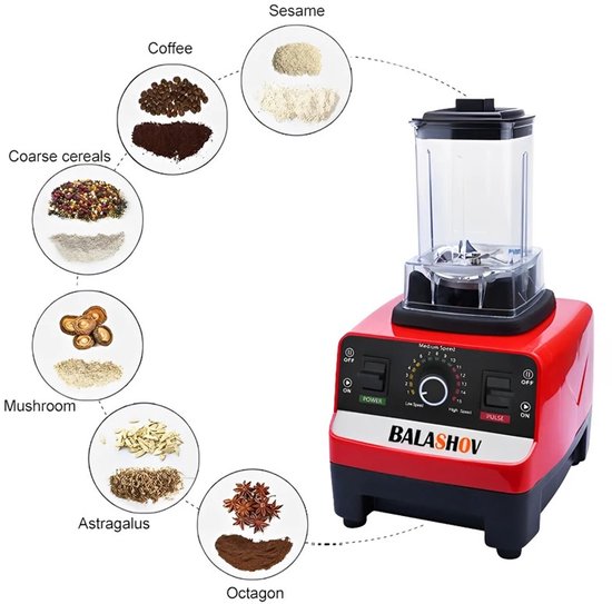 Rumi Zware Commerciële Blender Stationaire Mixer 2000W Keukenmachine Ijs Smoothies voor Keuken High Power Juicer Blender BPA Gratis van Rumi