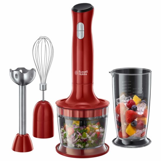 Russell Hobbs 24700-56 Desire 3-in-1 Staafmixer - Rood van Russell Hobbs