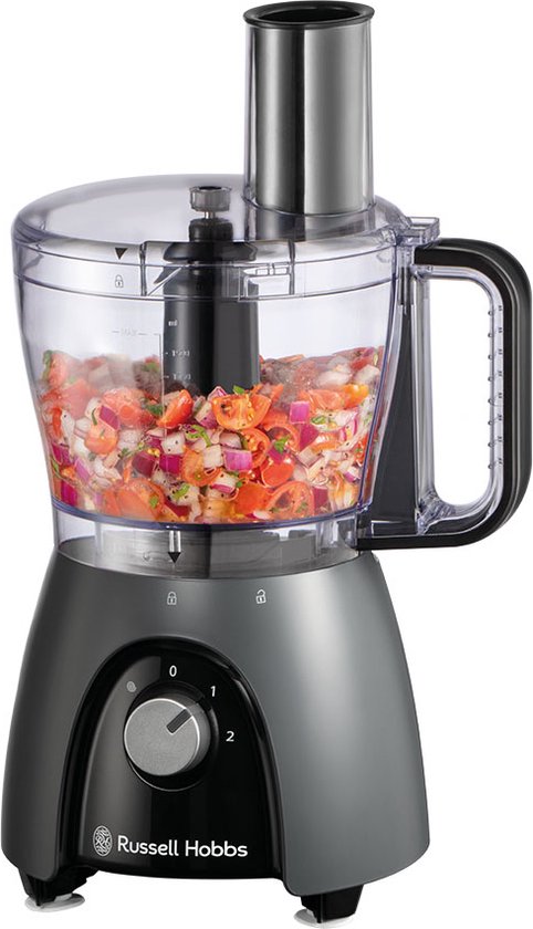 Russell Hobbs Desire Matte Charcoal Foodprocessor - 27111-56 van Russell Hobbs