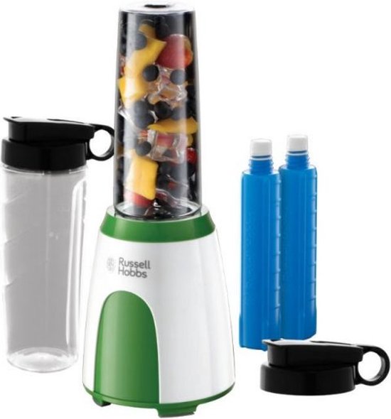 Russell Hobbs Explore Mix & Go Cool - Staande mixer 300 W Groen/Wit - Mixer - ideaal voor smoothie van Russell Hobbs