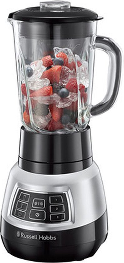Russell Hobbs Velocity Pro 1,5 l Blender voor op aanrecht 1000 W Zwart, Roestvrijstaal, Transparant van Russell Hobbs