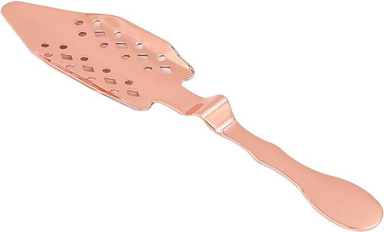 RVS Absinthe Lepel voor Cocktails, Wormwood Accessoires en Barbenodigdheden, Ideaal voor Absinthe Drankjes en Mixen 16 x 3.5cm van Merkloos