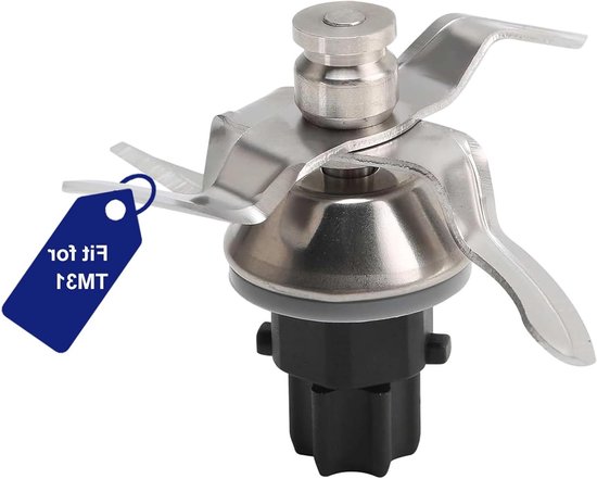 RVS blender mes voor Thermomix TM31, vervangend onderdeel voor mixer, duurzaam en scherp mes voor optimale mixresultaten van Merkloos