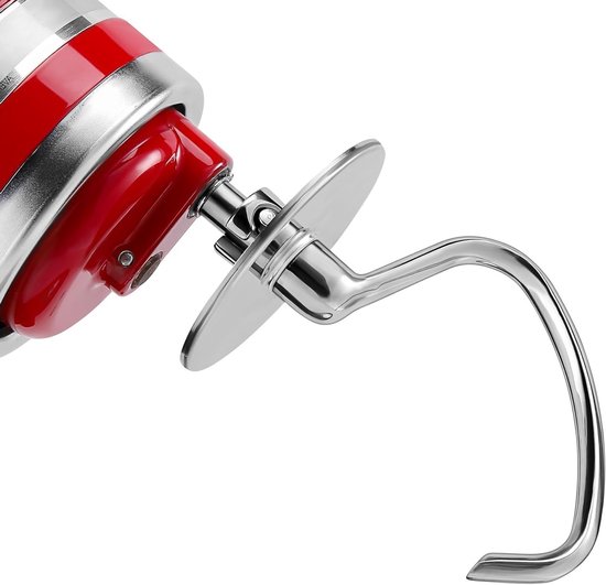 RVS Deeghaak voor Kitchenaid Mixer - Geschikt voor 4.5-5Qt - Spiralen Deeg Accessoire voor KSM150 en K45DH - Keukenaccessoires voor Bakken en Koken