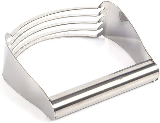 RVS Deegmixer voor de Keuken, Handmatige Deegmaker met Koekjesuitsteekvorm voor Thuisgebruik van Merkloos