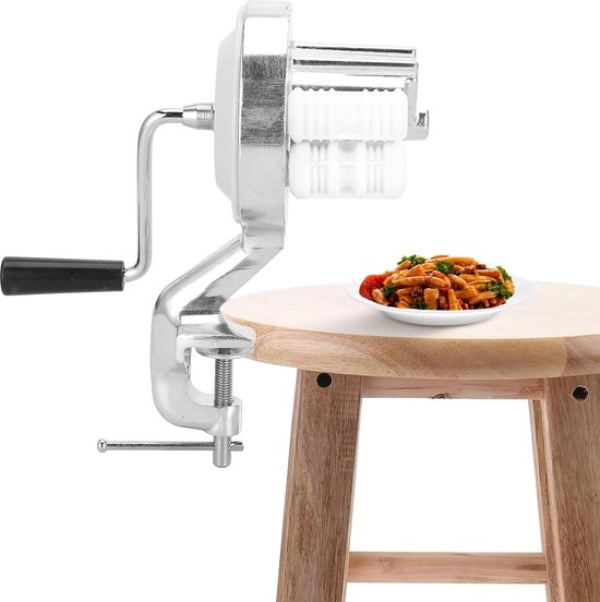 Rvs Handleiding Pasta Machine - Hand-Cranking Noodle Maker - Noedels Persmachine voor Thuisgebruik van Merkloos