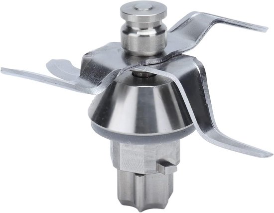 RVS Mengmes met 3 Ringen en Afdichting voor Keukenmachine - Vervangend Accessoire voor Thermomix TM31 - Roestvrijstalen Mes - Keukenaccessoire met Afdichting van Thermomix