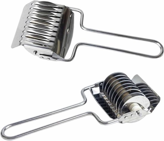 RVS Noodle Cutter voor Perfecte Pasta, Spaghetti Maker en Deeg Snijder - Keukenhulpmiddel voor Noodle Graten en Deegbewerking van Merkloos