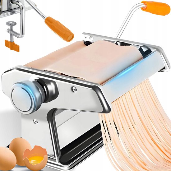 RVS Pastamachine 3-in-1: Pasta-, Lasagne- & Deegmaker