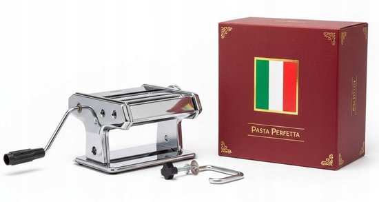 RVS Pastamachine Handmatig | Verse Pasta Maken | Instelbare Dikte