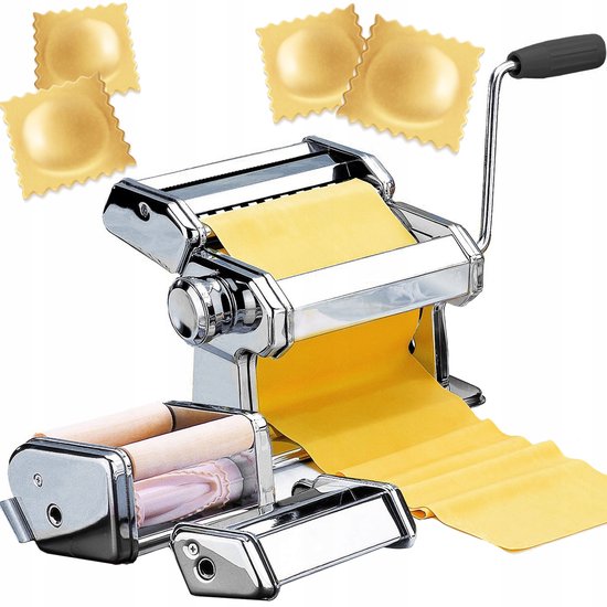 RVS Pastamachine Ravioli & Deeg 7-in-1 XXL Set