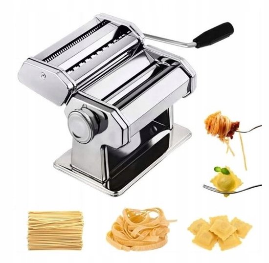 RVS Pastamachine Ravioli & Deegmaker - Handmatig, 7 Posities van De Gusto