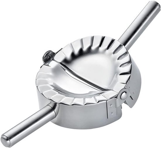 RVS raviolivorm, pierogi- en dumplingmaker, deeguitsteker, keukenaccessoires 10 cm