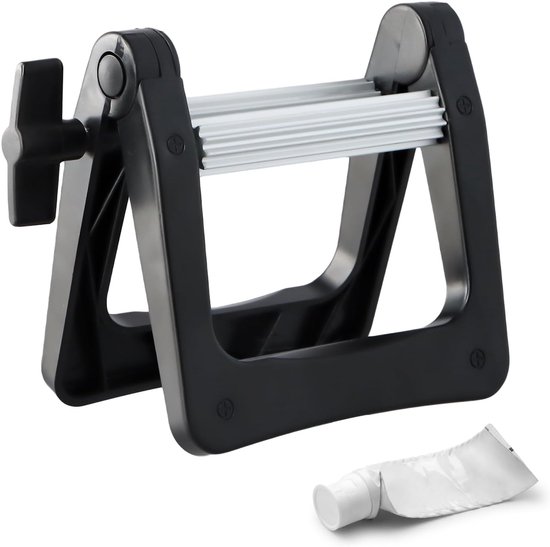 RVS Tandpasta Juicer met Plastic Handvat, 3-in-1 Metaal Dispenser Tool voor Efficiënt Gebruik