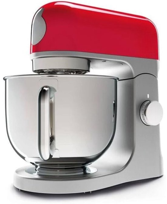 RVV® Mixer met Mengkom - Keukenmachine - Kneedmachine- Rood- 39cm x 24cm x 36cm van Merkloos