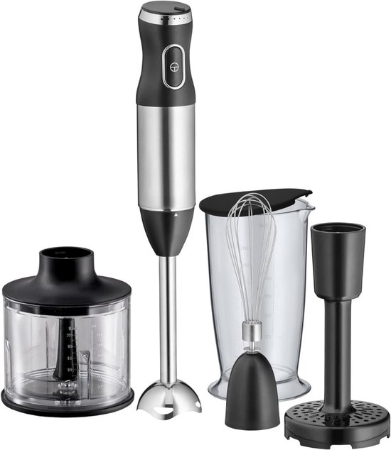 RWB® Staafmixer Set - Staafmixer - Handblender - Zwart - 11cm x 11cm x 39cm van Merkloos