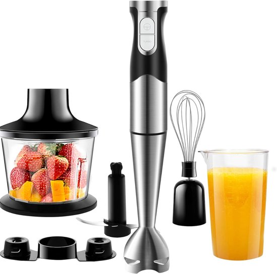 RWB® Staafmixer Set - Staafmixer - Handblender - Zwart - 25cm x 23cm x 14cm van Merkloos