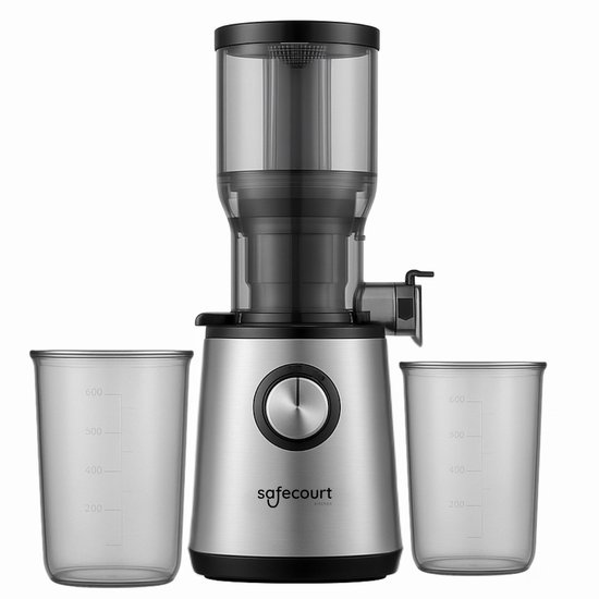 Safecourt Kitchen Sapcentrifuge - Slowjuicer voor Groenten & Fruit - XXL Vulopening - Krachtigste 200W motor van Safecourt