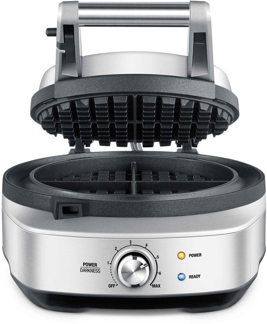 Sage the No-Mess Waffle Brushed Stainless Steel Wafelijzer