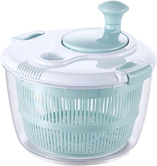Salade Spinner 5L Capaciteit - Veilig en Duurzaam voor Groenten en Fruit van Merkloos
